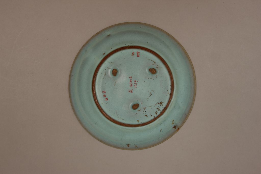 图片[3]-Jun Kiln Sky Blue Glaze Folding Plate-China Archive